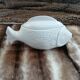 12 flat plates in earthenware/fish