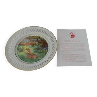 Assiette collection contes Andersen Royal Copenhagen Andersen Le vilain petit canard