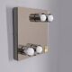 Vintage Italian Mirrored Glass Ceiling Lamp from Veca, 1970s
