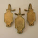 Set of brass  hooks