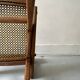 Designer chair in teak wood and cane, SNA Roset1950/60