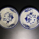 Pair of Tournai porcelain cups