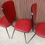 Red skai vintage chairs