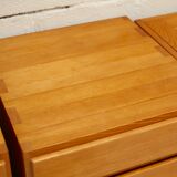 Maison Regain: modular office set. Pine. France, circa 1975