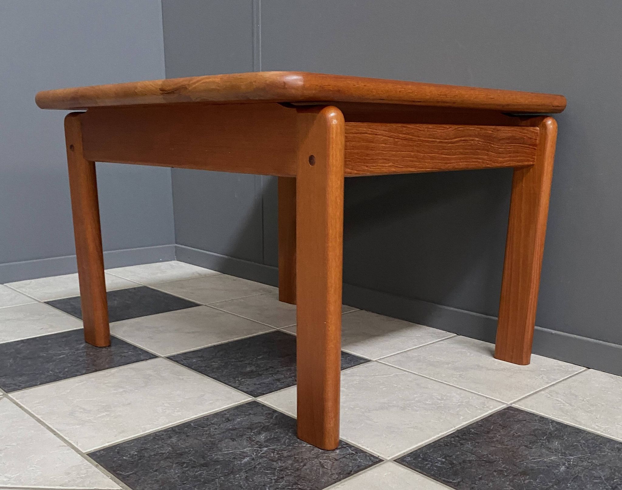 Solid Teak coffee table by S. Burchardt Nielsen 1960s