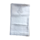 Milan lace-lined lace-lined sheet, 19th century, monogrammed NS