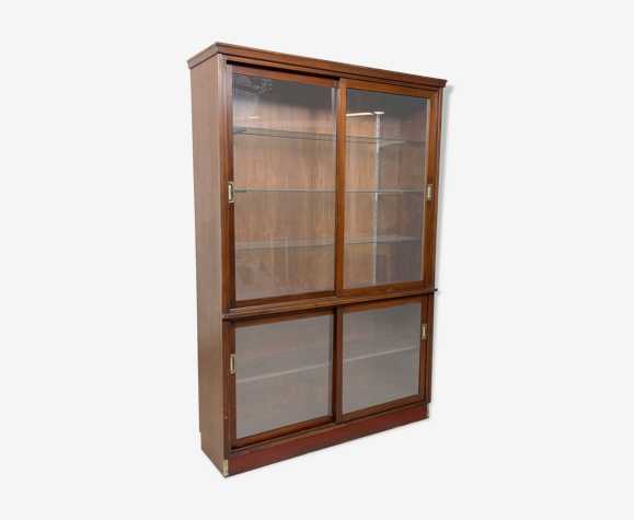 Vintage Sliding Door Display Cabinet Selency Vintage Sliding Door Display Cabinet, Automatic Sliding Door Display Case