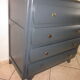 Vintage dresser with compass feet