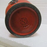 Orange and black pitcher Verceram