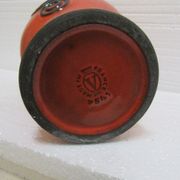 Orange and black pitcher Verceram