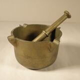 Brass "mortar" ashtray 70s