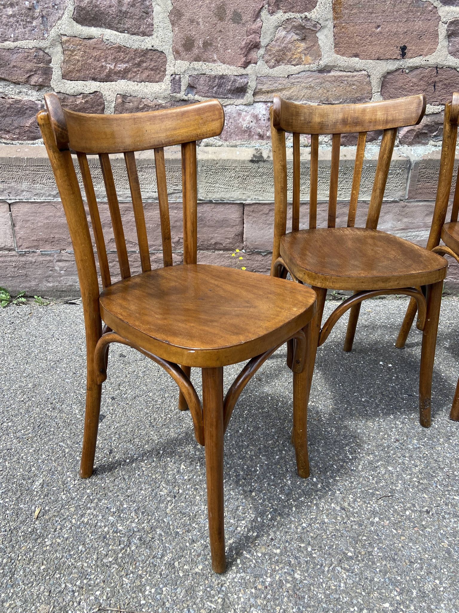 4 Bistro chairs Brasserie bentwood french bistro