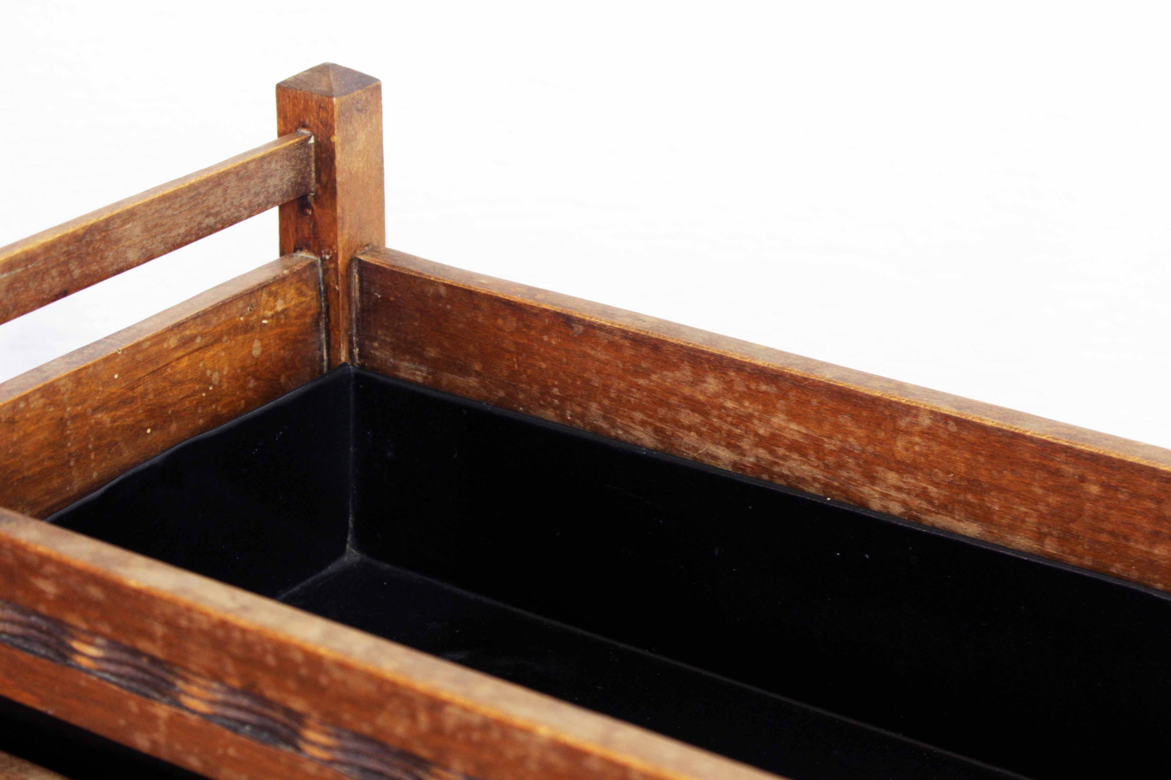 Wooden and zinc planter 1950