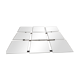 Scandinavian mirror has 9 removable panels by Markus Borgen
