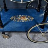 Service trolley in marquetry from Sorente, Italy – 1960