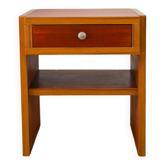 Small teak bedside table, Mid-Century, 1960
