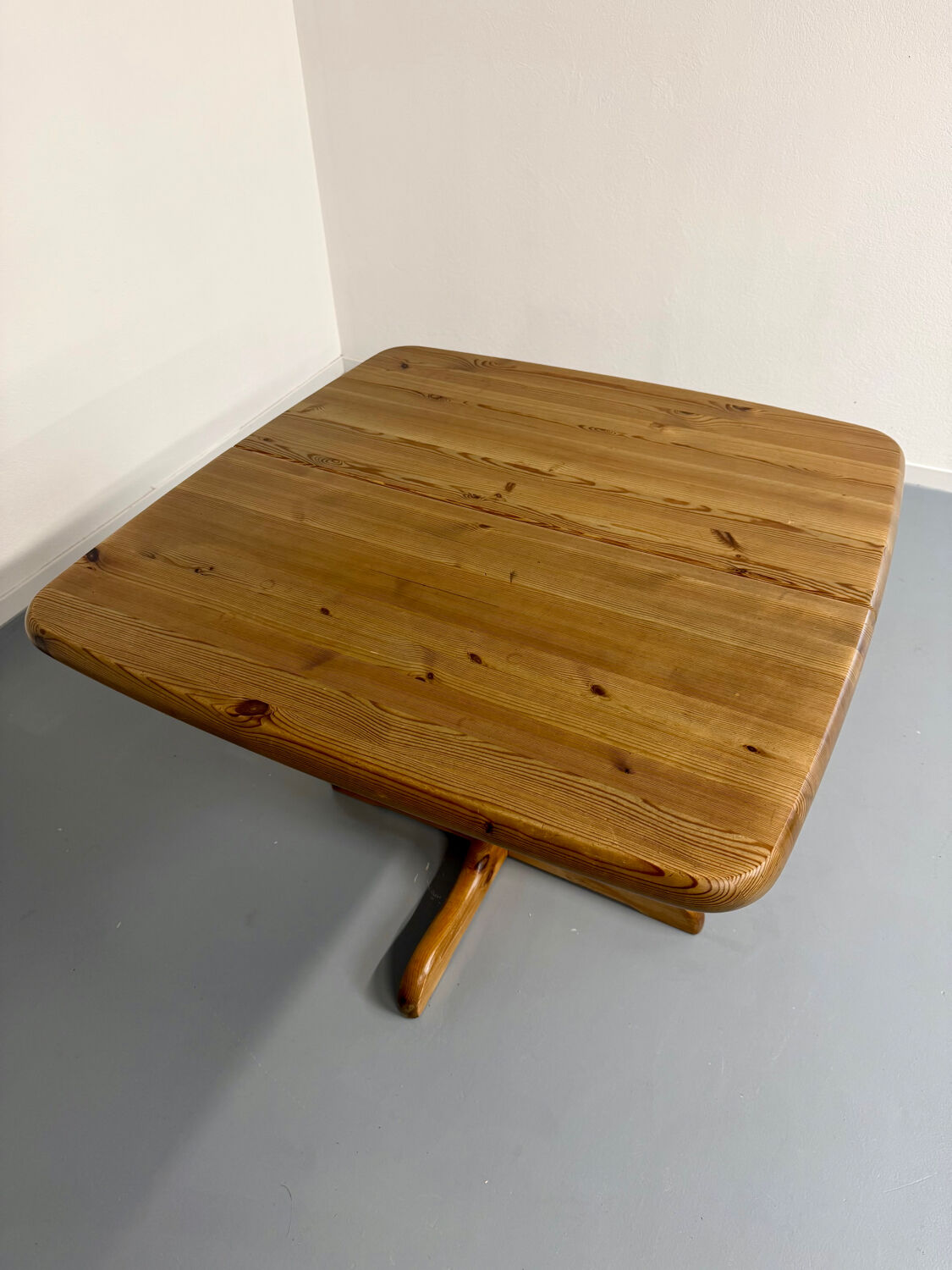 Solid wood extendable table design 70 Scandinavian Rainer Daumiller