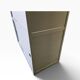 Light taupe vintage cabinet with sliding doors KEWLOX