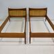 Pair of teak and rattan bed frames by Børge Mogensen