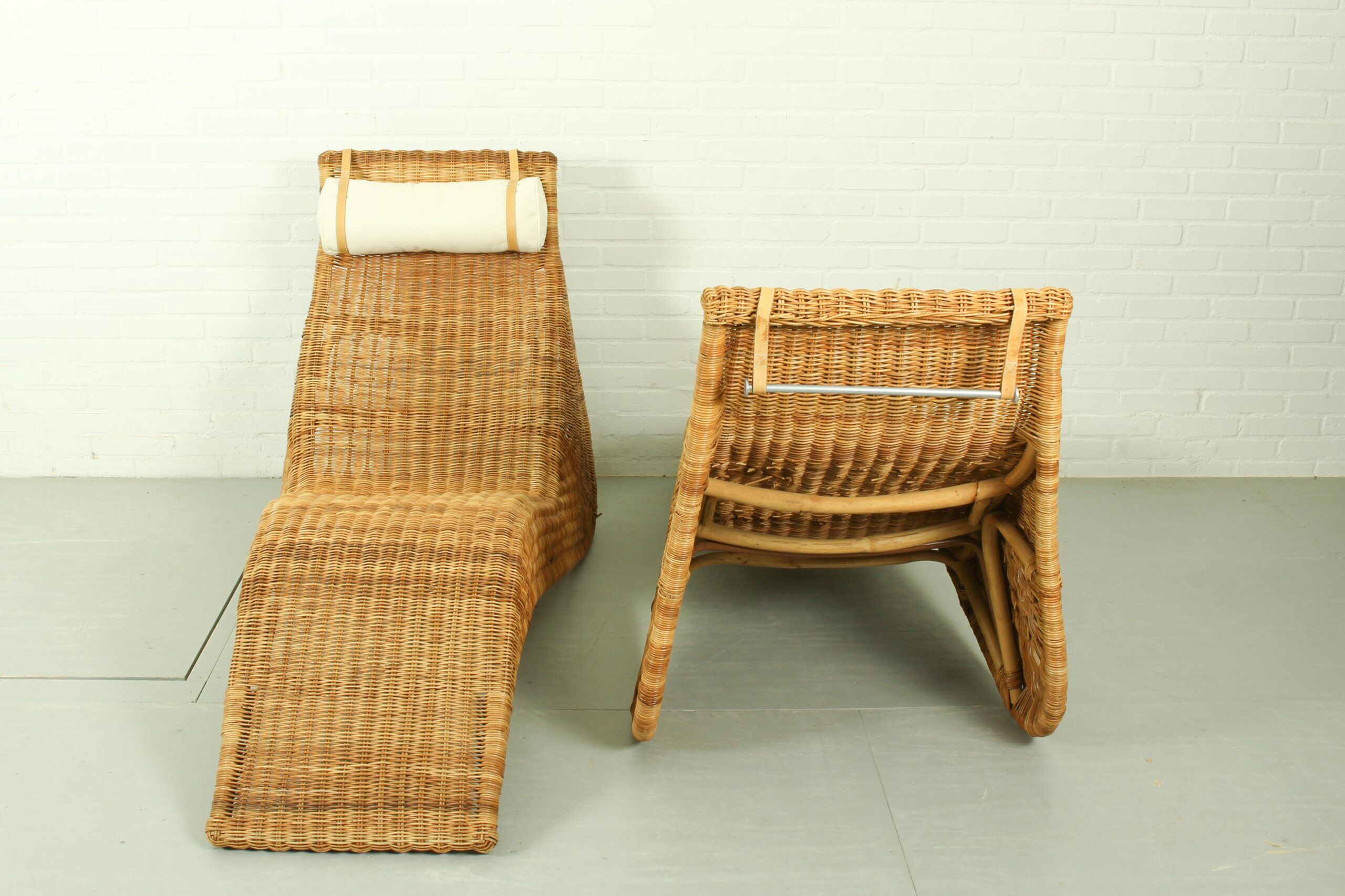 IKEA Karlskrona rattan lounge chairs by Karl Malvall