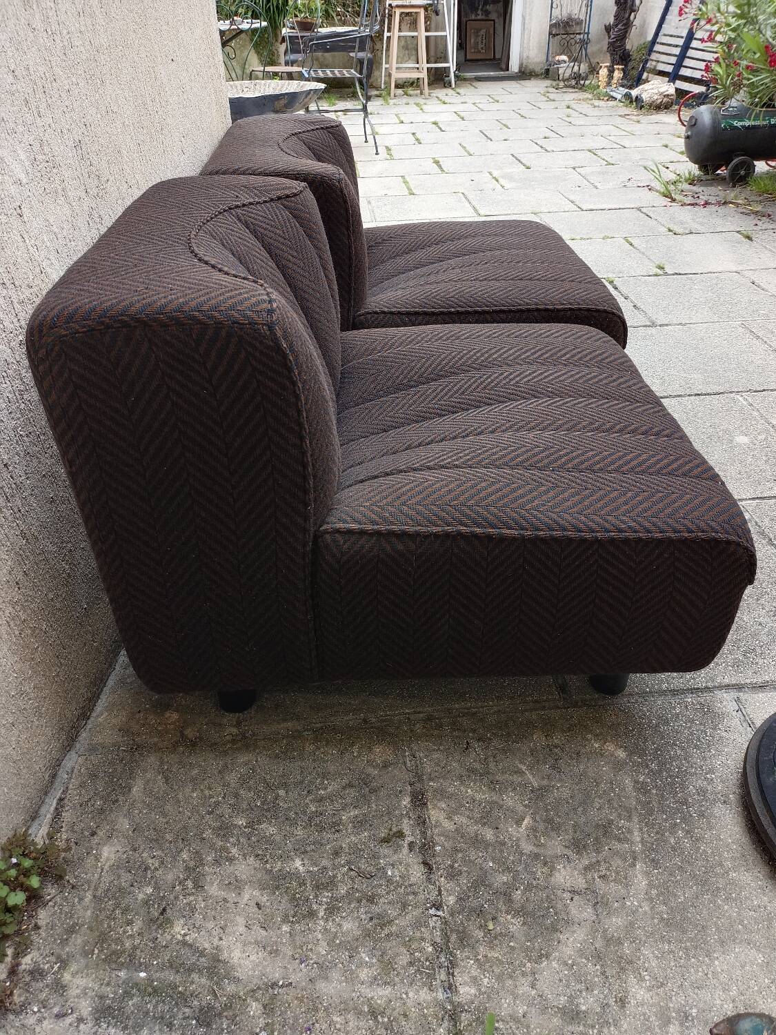 Pair of Tito Agnoli low chairs