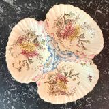 Large Lunéville earthenware beggar's platter, Chrysanthemum pattern
