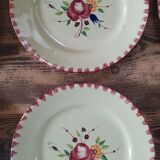 6 flat plates Longchamp model "Padoue"