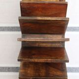 Wooden mail rack