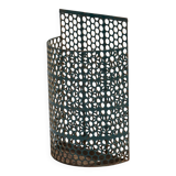 Perforated metal basket, hunchbacked jeans, 1940s