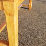 Farm table and 2 benches