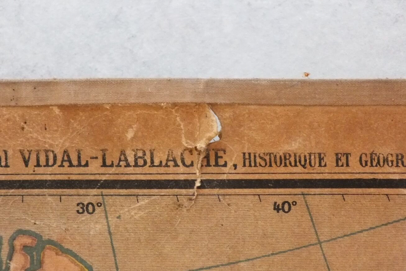 Vidal-Lablache n ° 12 Europe relief school map