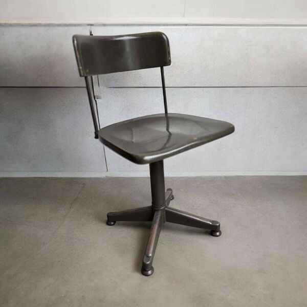 Chaise de bureau industrielle vintage / chaise de bureau tubax