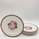 6 dessert plates KG Lunéville. Model "Annecy"