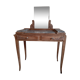Coiffeuse Art déco en marbre et bois sculpté