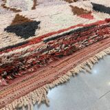 Multicolored abstract berbere wool rug 165x253cm