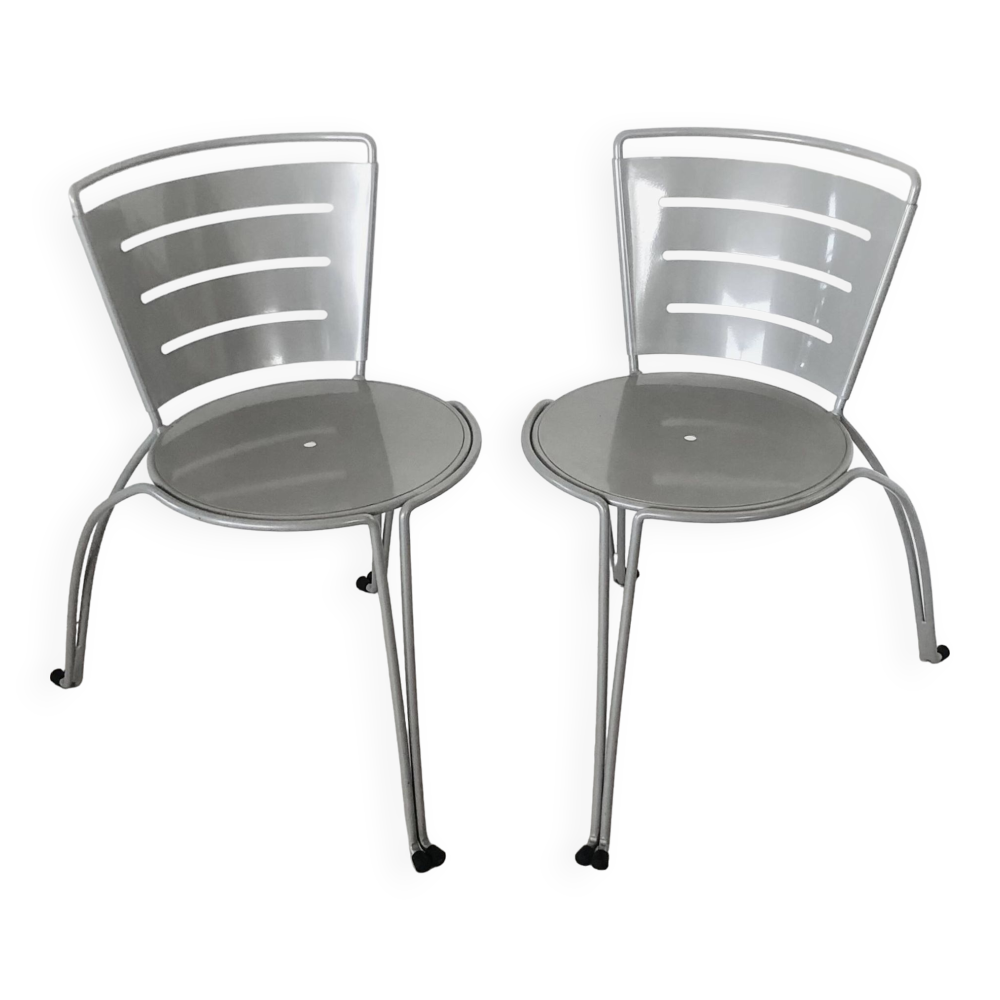 Chaises Jardin de la Fontaine par jean-Michel Wilmotte pour Tebong, France 1987