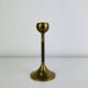 Scandinavian brass candlestick, 1960s, vintage