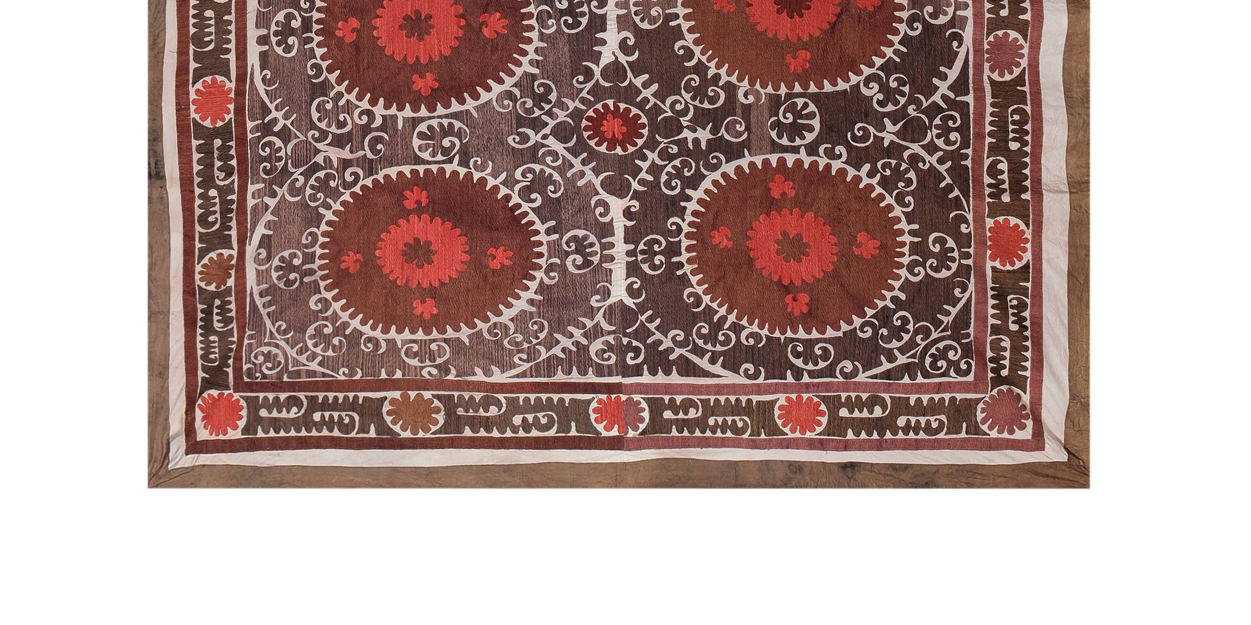 Hand knotted rug, vintage turkish rug 260x347 cm