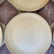 Set of 12 plates dessert gres