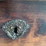 Walnut directoire chest of drawers, lacrosse