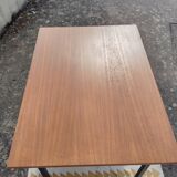 Vintage teak and metal desk