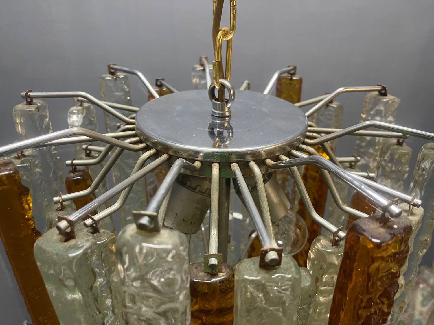 Murano Glass Chandelier by Toni Zuccheri 