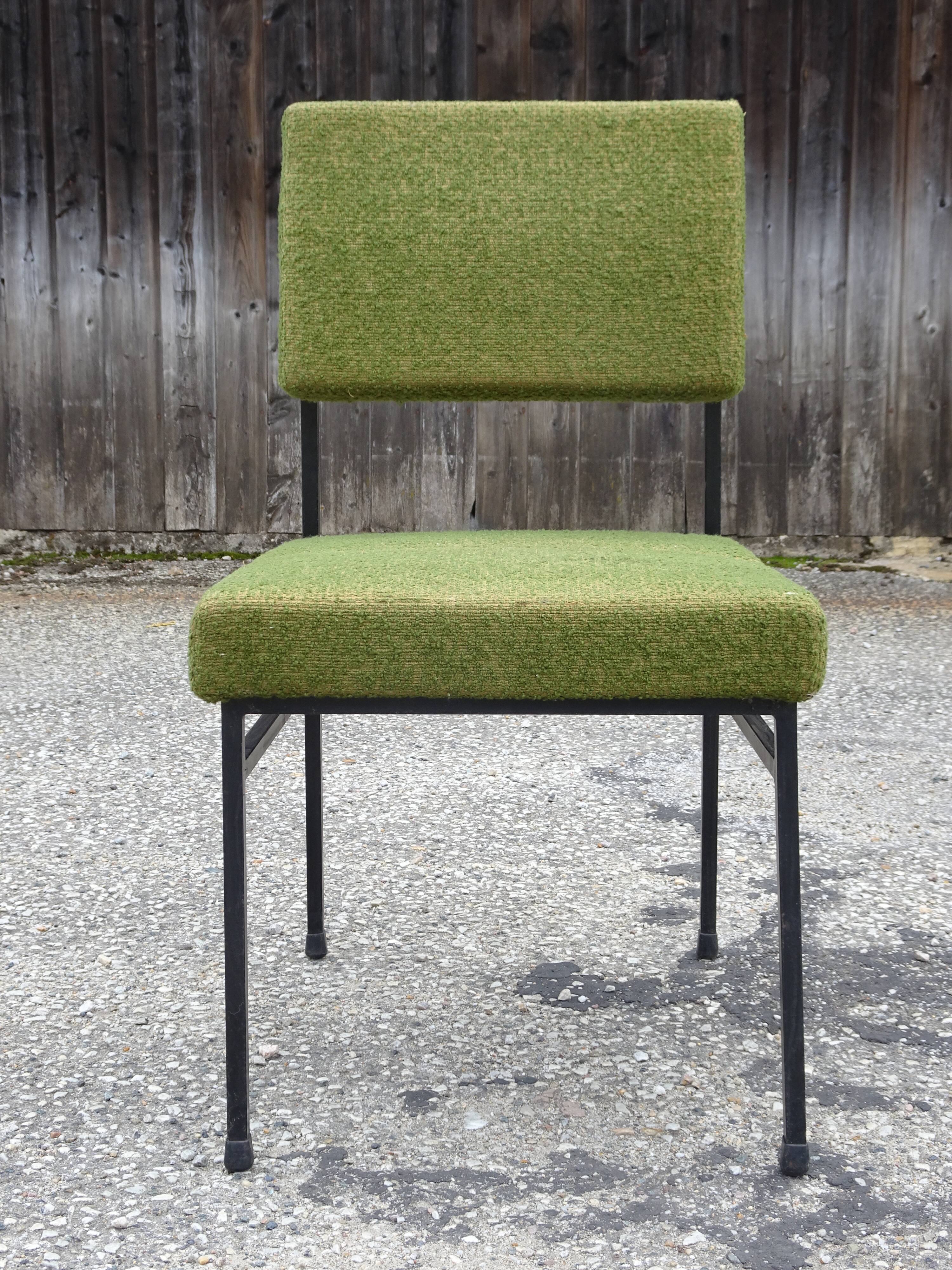 Chair model P60 by Philippon Lecoq, Airborne edition, circa 1960.