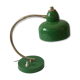 Green metal lamp 1950
