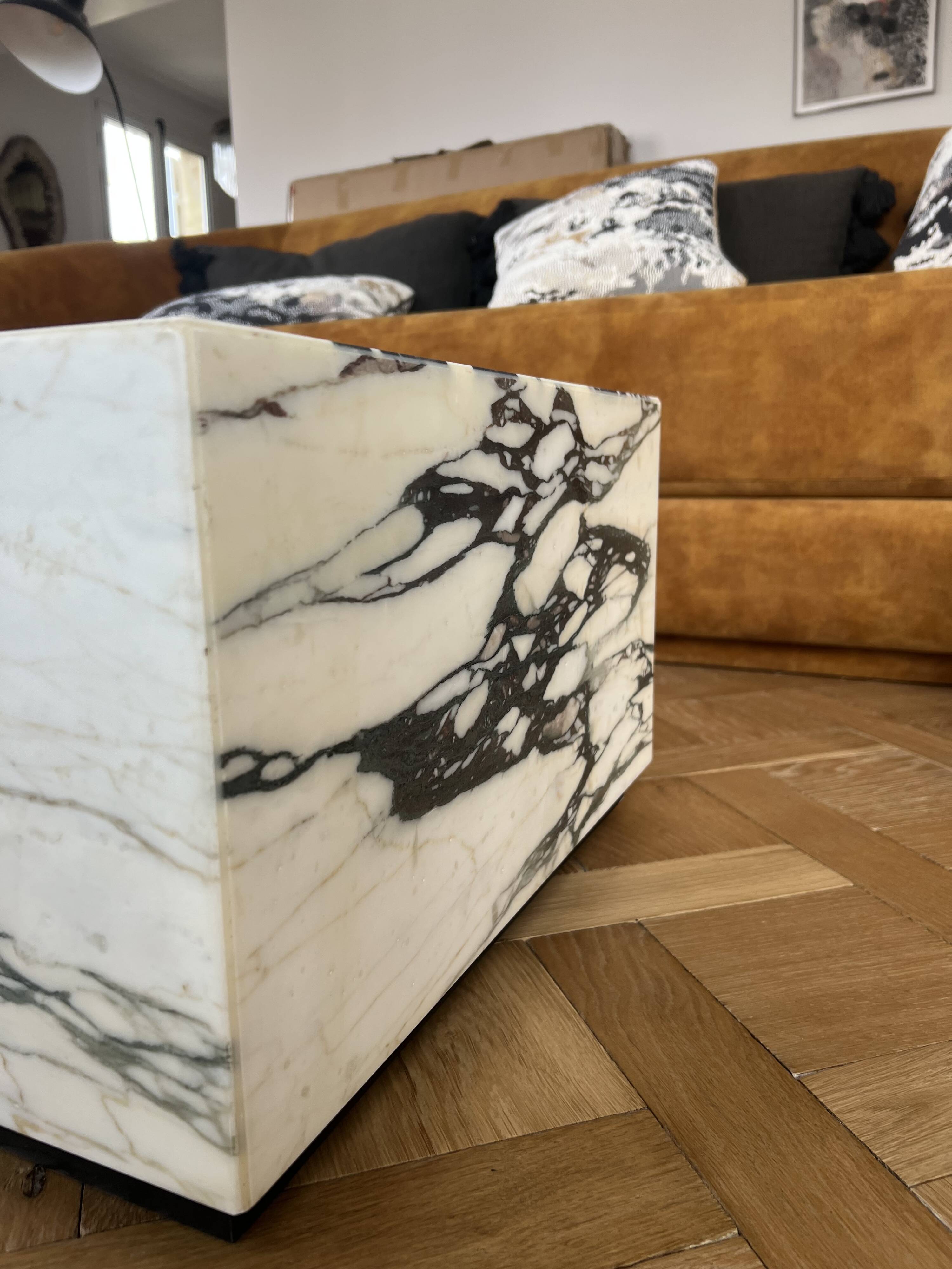 Calafata Purple Rectangular Coffee Table