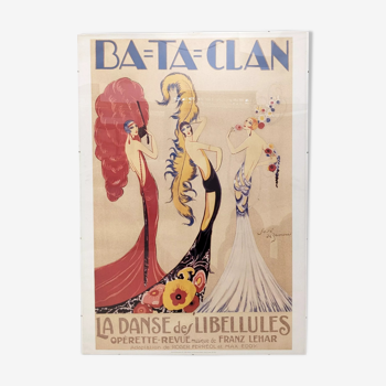 Affiche d'une représentation au Bataclan