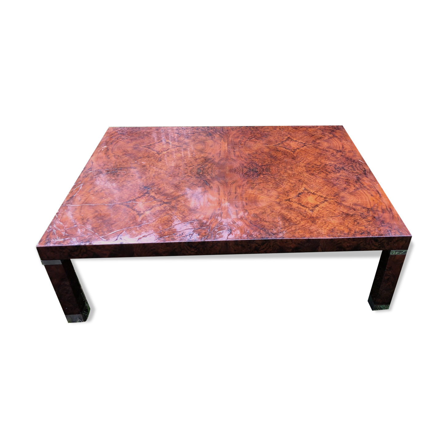 Vintage 1960 walnut table