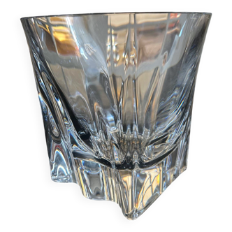 Crystal cut vase