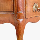 Louis XV Period Chest of Drawers in Mahogany Signed Pierre Roussel, 18th Century