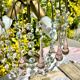 Magnificent Cascade Chandelier in Brass & Crystal Glass 1970s Vintage